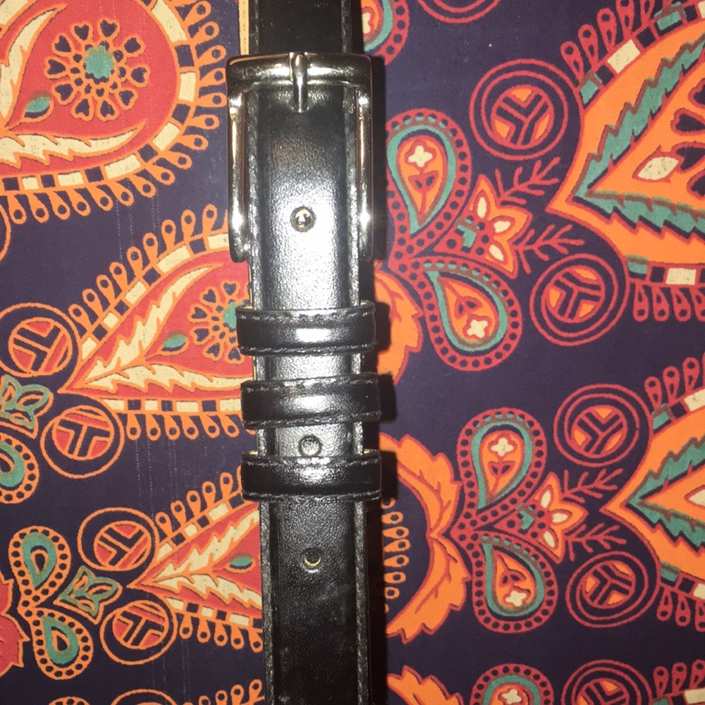 Black Leather Belt